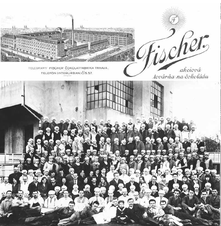 vrbovský obchodník Adolf Fischer založil v Trnave Továreň na čokoládu a cukrovinky